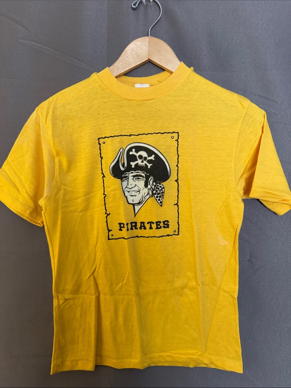 Men's Yellow Pirates Graphic Tee